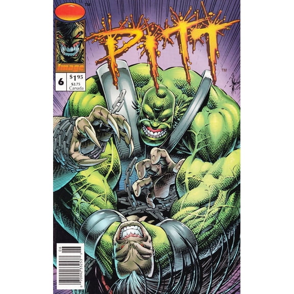 Pitt #6 (Newsstand) VF ; Image Comic Book