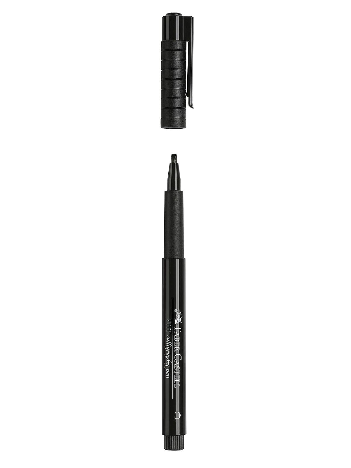 Pitt Chisel Nib Calligraphy Pens black, 2.5 mm (pack of 10)