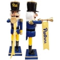 thumbnail image 1 of Pitt Panthers 14" Bugler Nutcracker, 1 of 1