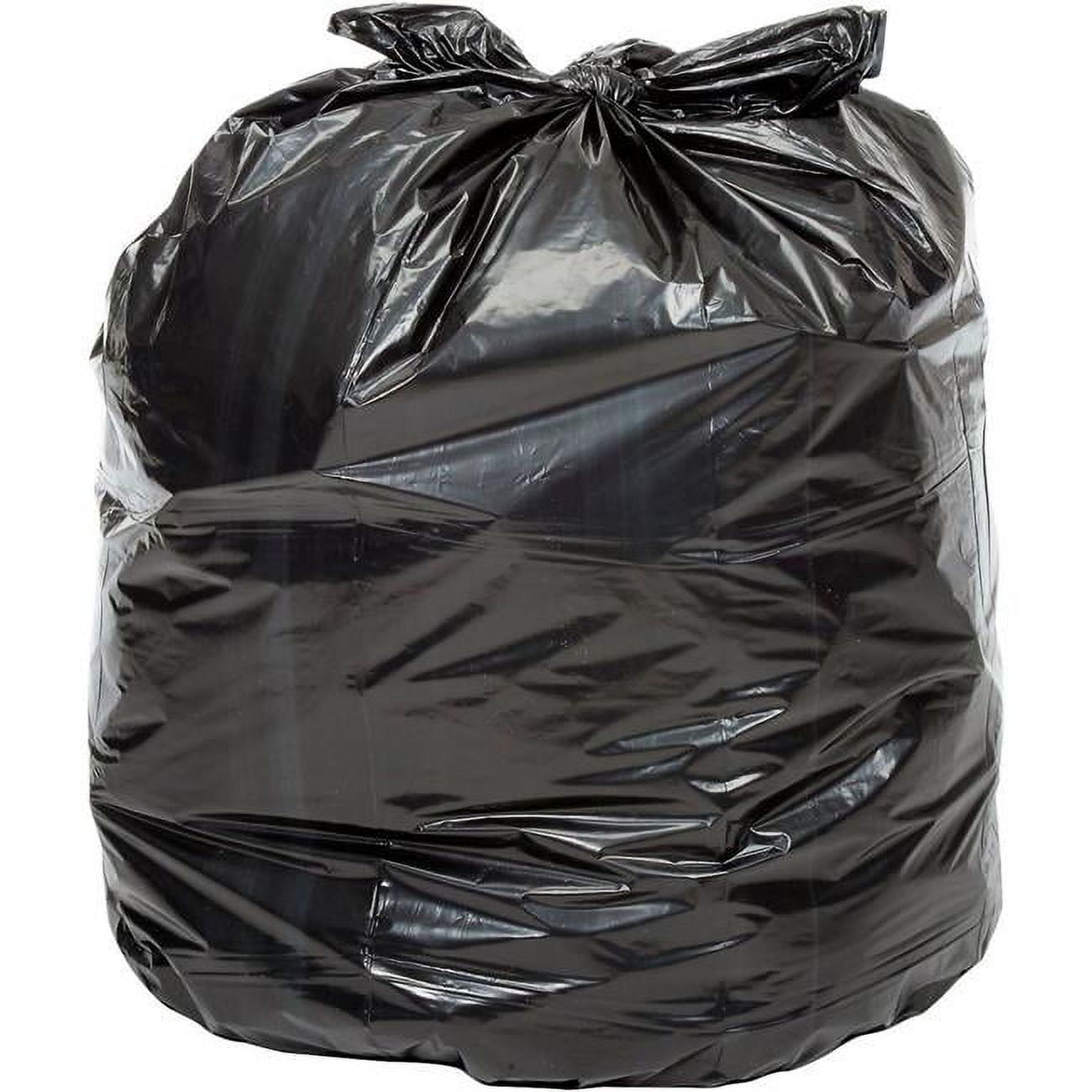 Global Industrial 732341 Super Duty Trash Bags - 65-70 gal - 2 Mil - Black - 50 Bags Per Case