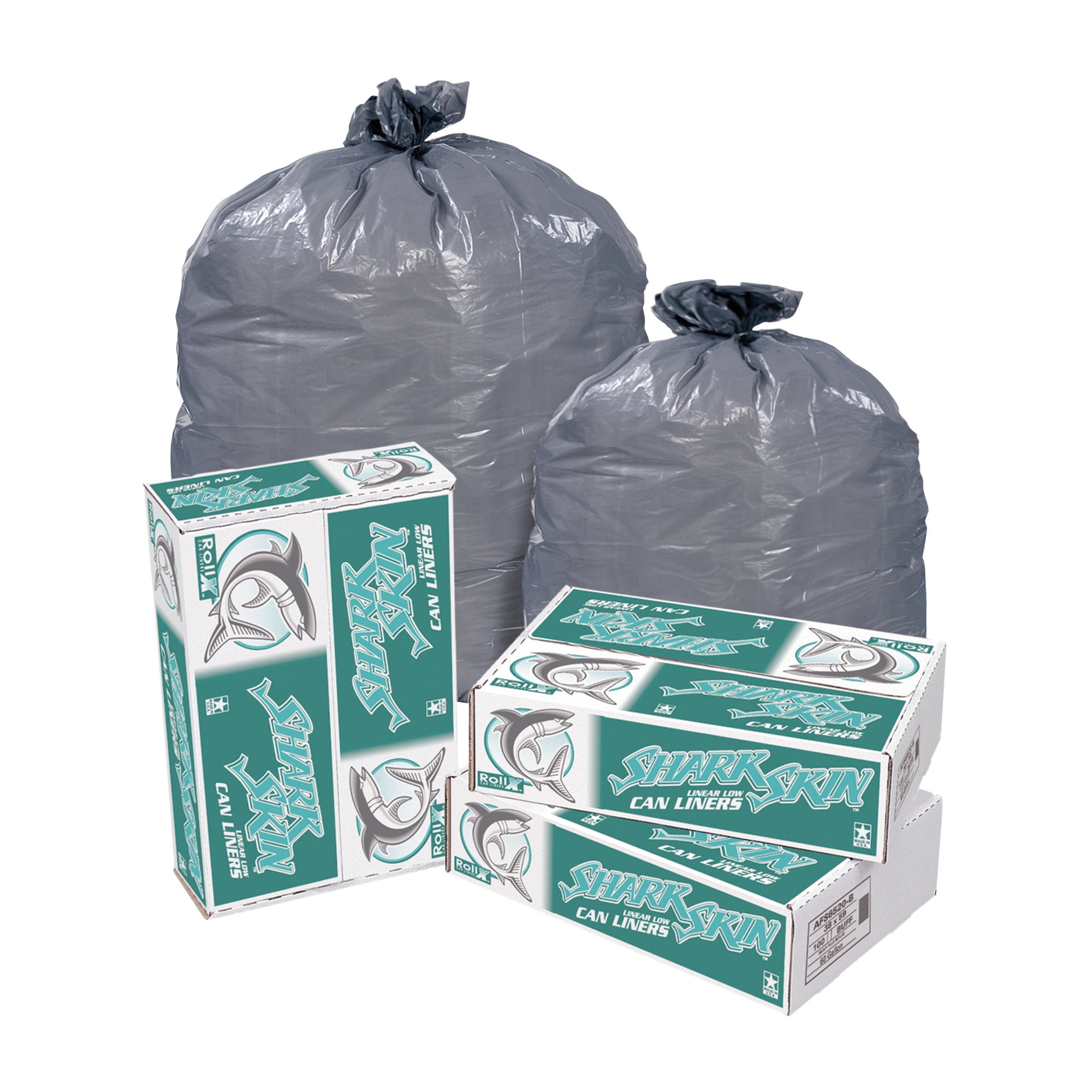 Simply Bio 13 Gallons Polyethylene Plastic Recycling Bags - 50 Count