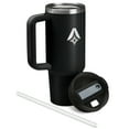 thumbnail image 1 of Pittman Outdoors 40 oz. Black Insulated Tumbler - Double Wall Vacuum, Stainless Steel, Hot & Cold, 1 of 7