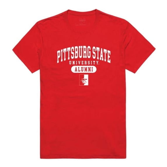 Pittsburg State University Men Alumni T-Shirt, Red - Extra Large