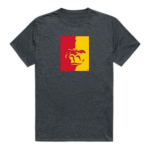 Pittsburg State University Men Cinder T-Shirt, Heather Charcoal - Extra Large