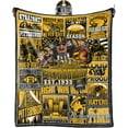 thumbnail image 1 of Pittsburgh Blanket, Football Gifts for Men Women, Black and Gold Team Color Style, 50"x60" Football Fans Throw Blanket Merch Gear., 1 of 6