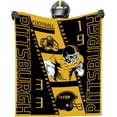 thumbnail image 1 of Pittsburgh Blanket Gifts Lightweight Flannel Throw Blanket Soft Warm Blanket Football Fans Gifts for Men Women Kids 50x60 Inch, 1 of 6