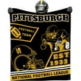 thumbnail image 1 of Pittsburgh Blanket Gifts Lightweight Flannel Throw Blanket Soft Warm Blanket Football Fans Gifts for Men Women Kids 50x60 Inch, 1 of 1