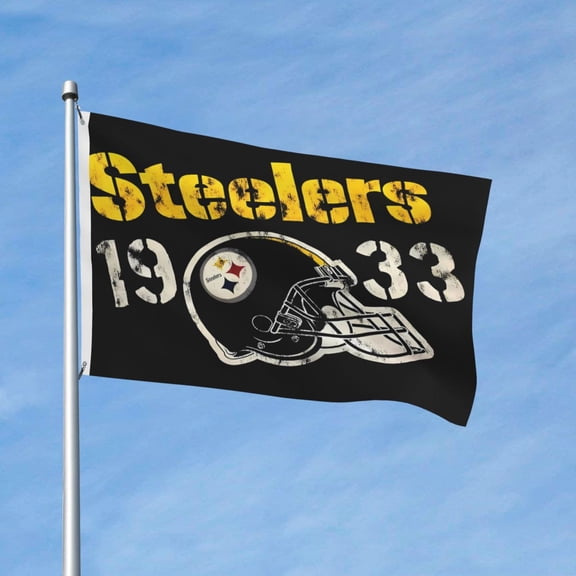 Pittsburgh Brand New Outdoor Double Sided Flag 3x5ft, Football Team Custom Garden Flag Fan Game Flag Home Decor Flag Fan Gift