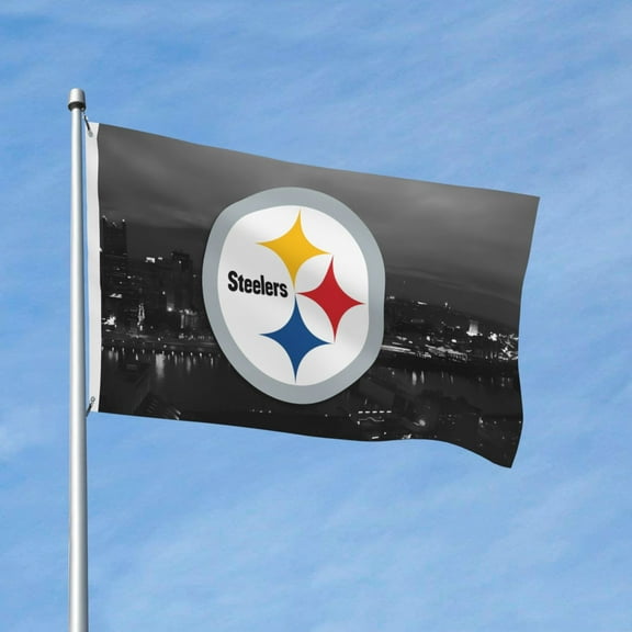 Pittsburgh Brand New Outdoor Double Sided Flag 3x5ft, Football Team Custom Garden Flag Fan Game Flag Home Decor Flag Fan Gift