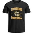 thumbnail image 1 of Pittsburgh City T-Shirt for Men Short Sleeve Vintage Printed Apparel Tshirt Football Sports for Adult, 1 of 6
