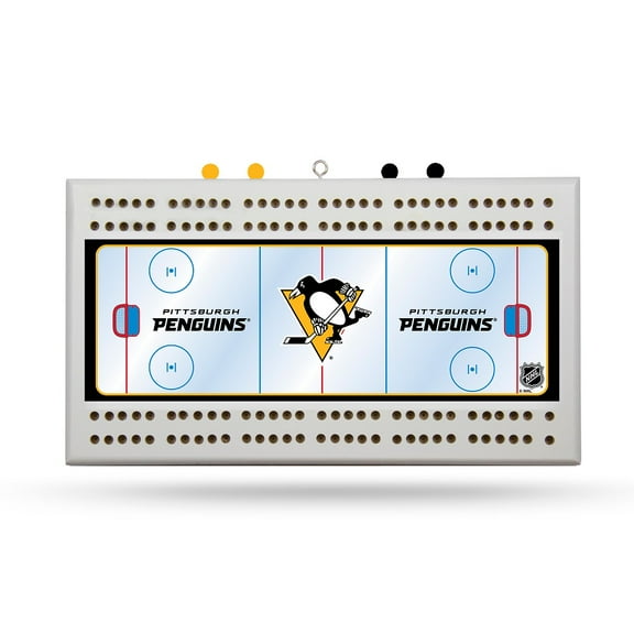 Pittsburgh Hockey Penguin's - 2 Track Cribbage Board