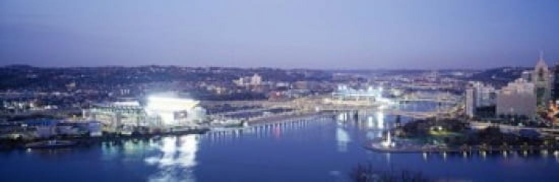 Pittsburgh PA Canvas Art - Panoramic Images (18 x 6)