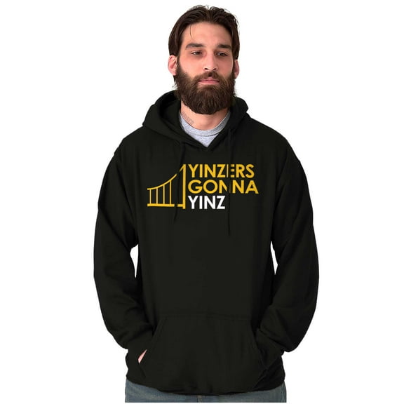 Pittsburgh PA Yinzers Gonna Yinz Unisex Plus Fleece Graphic Hoodie Brisco Brands 4X