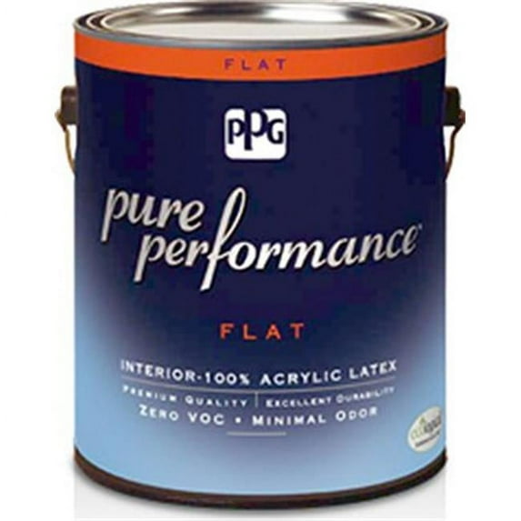 Pittsburgh Paints 9-120-04 1 qt. Pure Performance Interior Flat Latex Paint, Midtone Base - Pack of 4