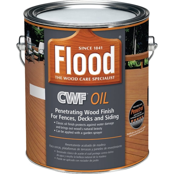 Pittsburgh Paints Co Flood CWF Penetating Alkyd/Oil Natural Wood Finish - Pack of 4