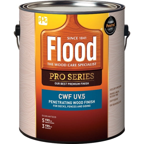 Pittsburgh Paints Co Flood Pro Series CWF - UV5 Wood Finish Exterior Stain - Pack of 12