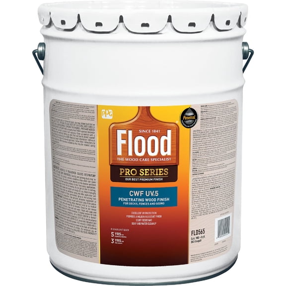 Pittsburgh Paints Co Flood Pro Series CWF - UV5 Wood Finish Exterior Stain - Pack of 6
