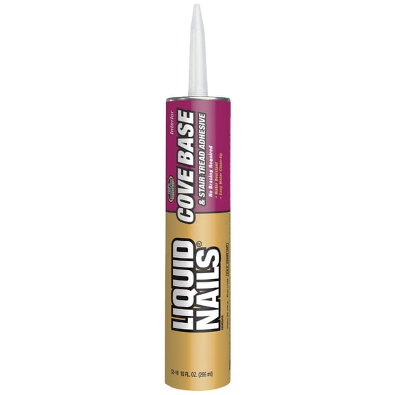 Pittsburgh Paints Co LIQUID NAILS Stair Tread & Cove Base Adhesive - Pack of 12