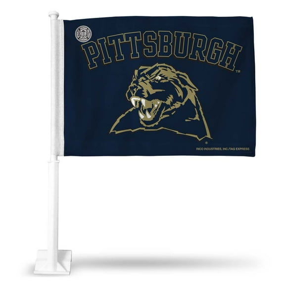 Pittsburgh Panthers 11X14 Window Mount 2-Sided Car Flag