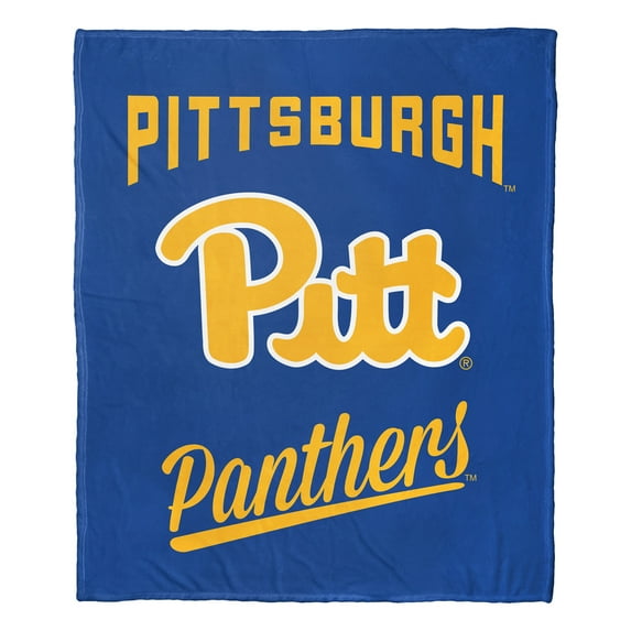 The Northwest 1COL-23600-0087-OOF 50 x 60 in. NCAA Pittsburgh University Alumni Silk Touch Throw Blanket