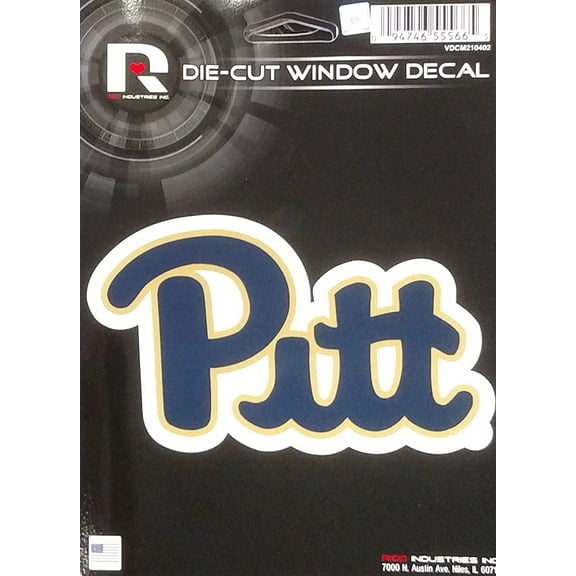 Pittsburgh Panthers New Logo 5" Flat Vinyl Die Cut Decal Sticker University of