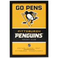 thumbnail image 1 of Pittsburgh Penguins 10'' x 14'' Team Framed Wood Sign, 1 of 4