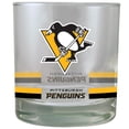 thumbnail image 1 of Pittsburgh Penguins 10oz. Banded Rocks Glass, 1 of 1