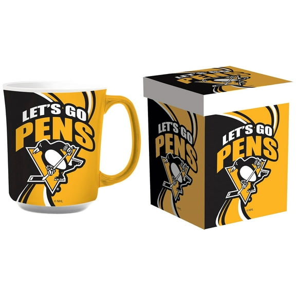 Pittsburgh Penguins 14oz. Ceramic Mug with Matching Box