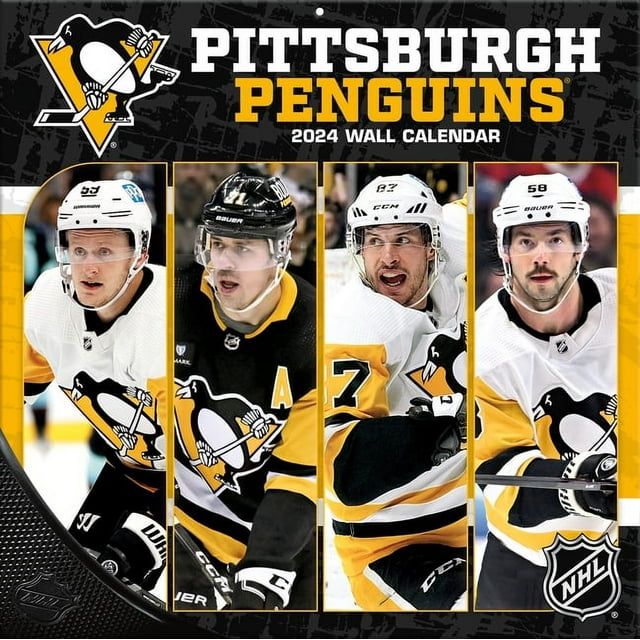 Pittsburgh Penguins 2024 12x12 Team Wall Calendar (Other)