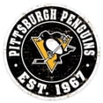 thumbnail image 1 of Pittsburgh Penguins 22'' Vintage Wall Sign, 1 of 1