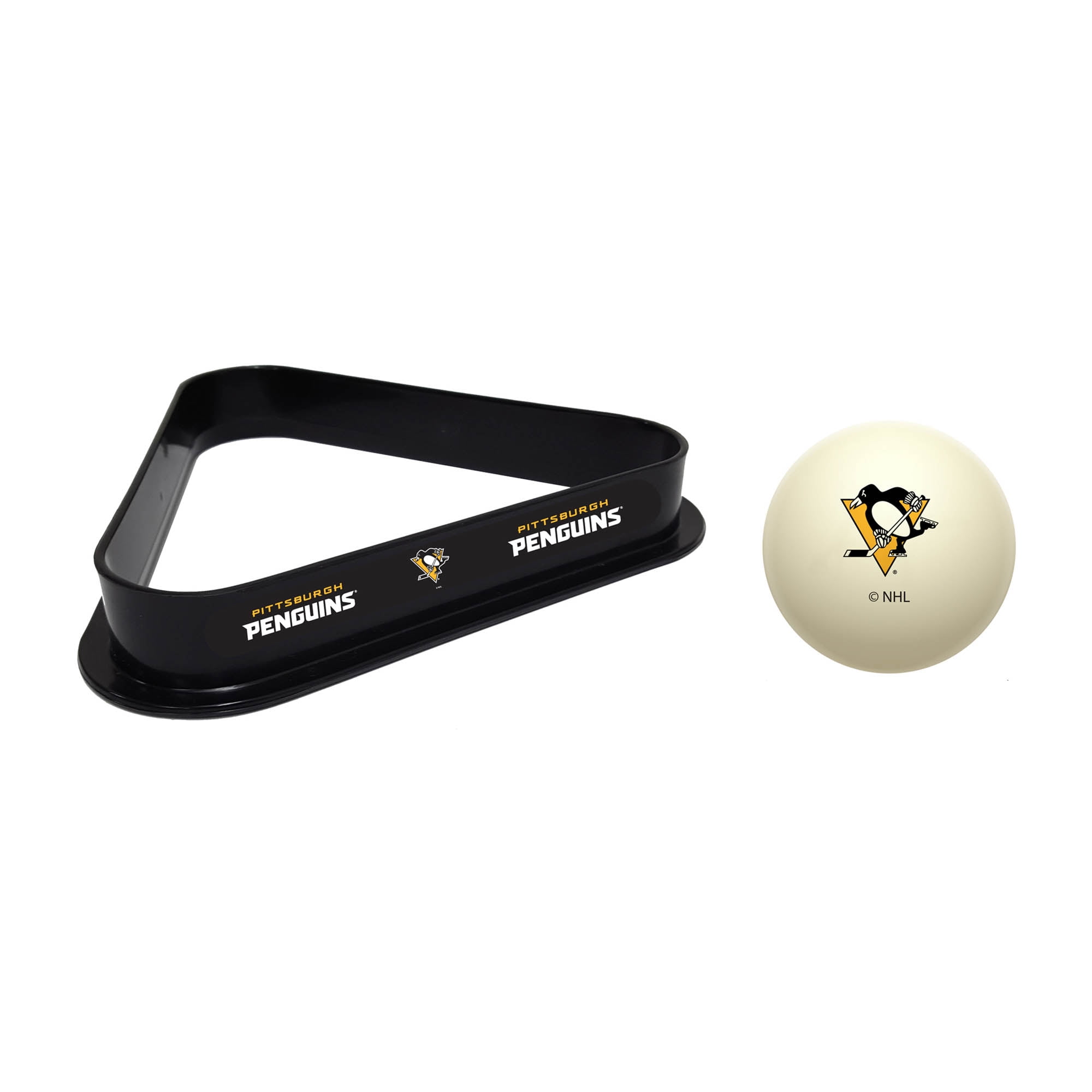 Imperial Pittsburgh Penguins Cue Ball & Rack Set