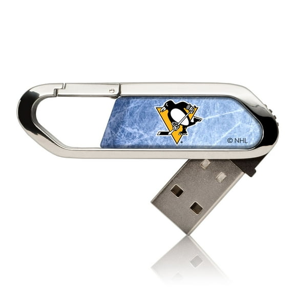Pittsburgh Penguins Ice Flood Clip USB Flash Drive