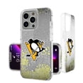 thumbnail image 1 of Pittsburgh Penguins Linen Logo iPhone Glitter Case, 1 of 1