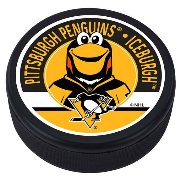 Pittsburgh Penguins Mascot Hockey Puck