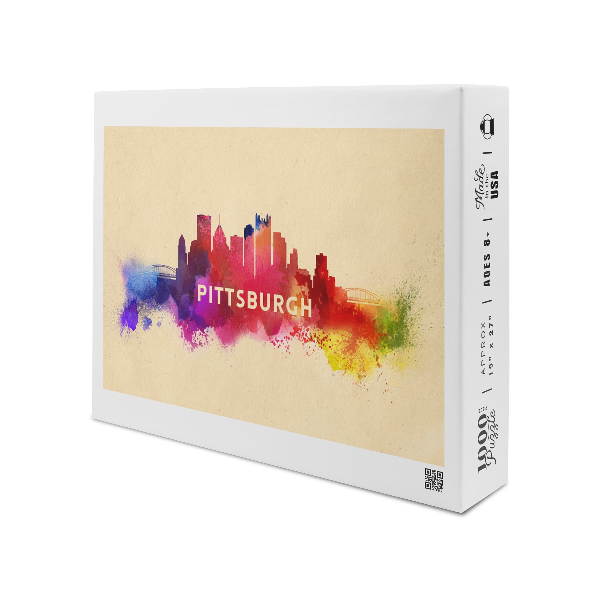 Pittsburgh, Pennsylvania, Skyline Abstract (1000 Piece Puzzle, Size