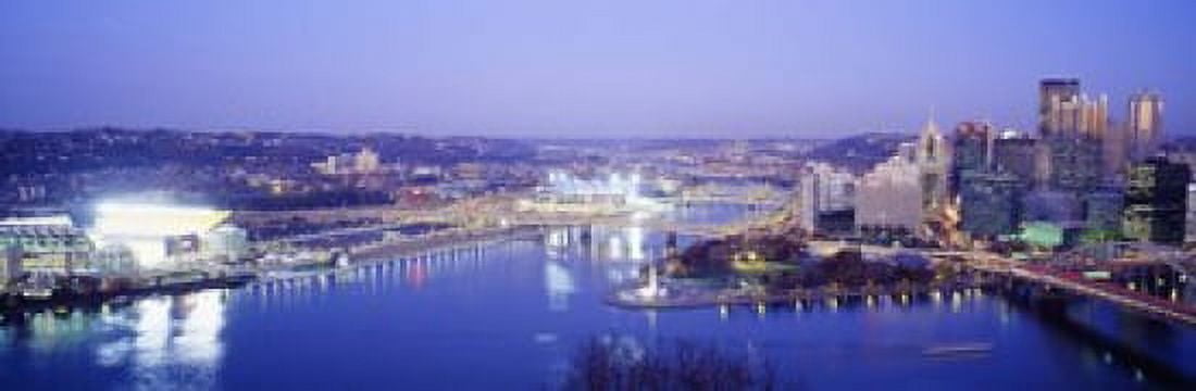 Pittsburgh Pennsylvania USA Canvas Art - Panoramic Images (18 x 6)