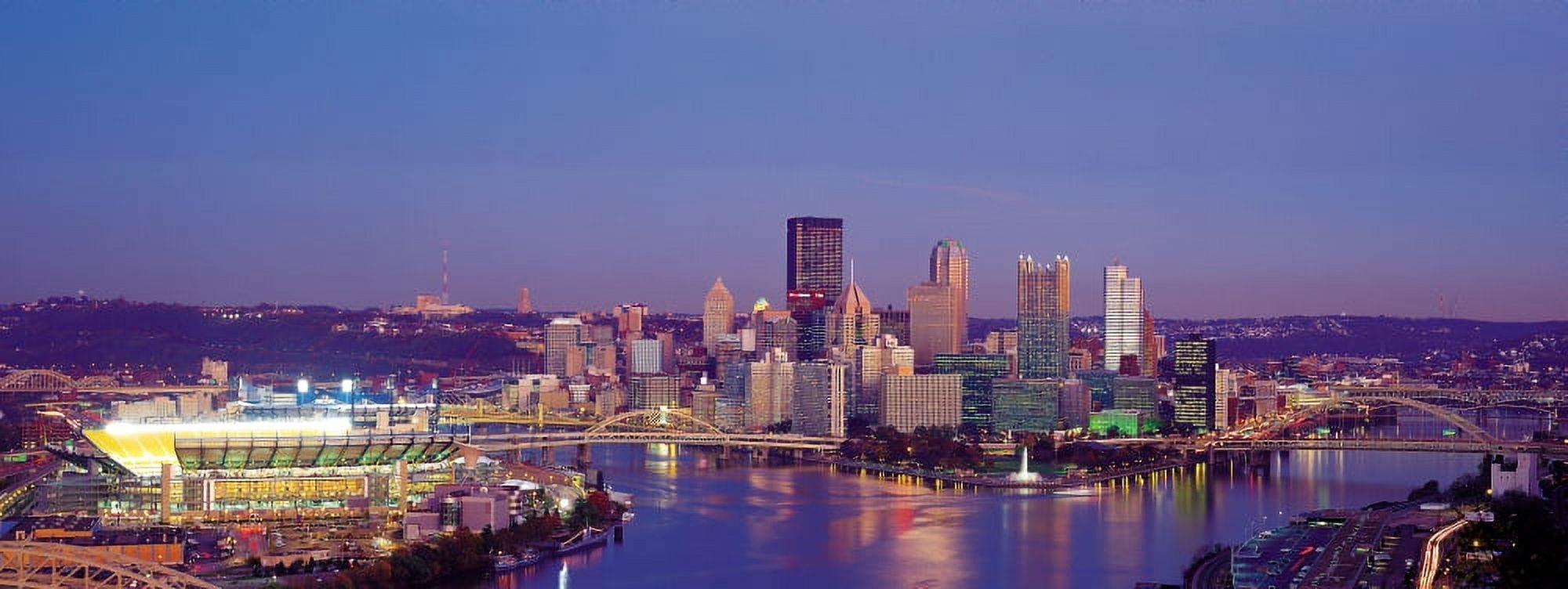 Pittsburgh Pennsylvania USA Canvas Art - Panoramic Images (27 x 9)