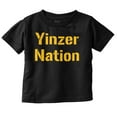 thumbnail image 1 of Pittsburgh Pennsylvania Yinzer Nation Toddler Boy Girl T Shirt Infant Toddler Brisco Brands 6M, 1 of 1