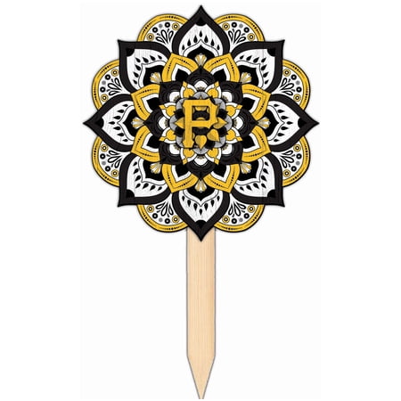 Pittsburgh Pirates 18'' x 12'' Mandala Yard Stake