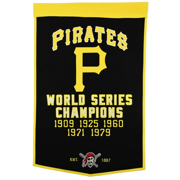 Pittsburgh Pirates 24" x 38" Wool Dynasty Banner