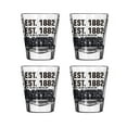 thumbnail image 1 of Logo Brands Pittsburgh Pirates 4-Pack 2oz. Shot Glass Set, 1 of 1