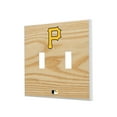 thumbnail image 1 of Pittsburgh Pirates Baseball Bat Design Double Toggle Light Switch Plates, 1 of 4
