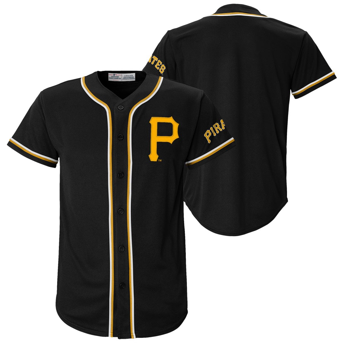MLB Pittsburgh Pirates Youth Primary Color Synthetic Jersey
