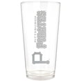 thumbnail image 1 of Pittsburgh Pirates Etched 16oz. Vertical Rally Cry Pint Glass, 1 of 1