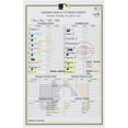thumbnail image 1 of Pittsburgh Pirates Game-Used Lineup Card vs. Cincinnati Reds on April 22, 2023 - Fanatics Authentic Certified, 1 of 1