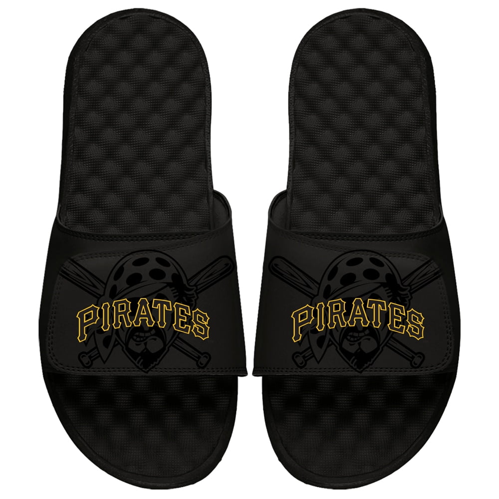 Pittsburgh Pirates ISlide Youth MLB Tonal Pop Slide Sandals Black