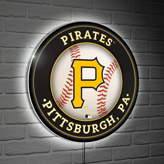 Pittsburgh Pirates LED XL Round Wall D-cor