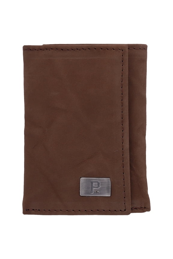 Pittsburgh Pirates Leather Trifold Wallet with Concho