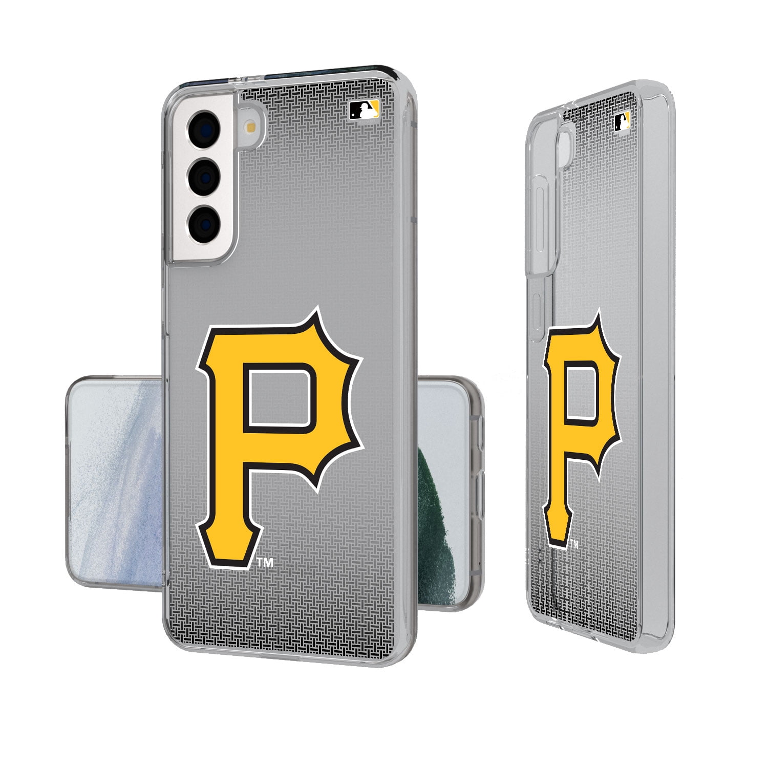 Pittsburgh Pirates Linen Logo Galaxy Clear Case