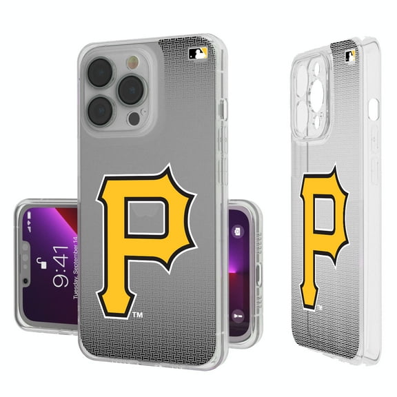 Pittsburgh Pirates Linen Logo iPhone Clear Case